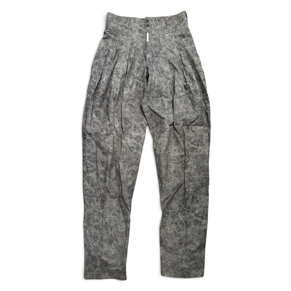 VTG 80’s Z. Cavaricci Brown Acid Wash High Waisted Pant Parachute 31 x 34